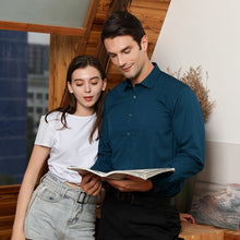 Load image into Gallery viewer, Men's Regular fit Long Sleeve Stretch Easy Care Shirt Formal Business