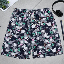 Load image into Gallery viewer, Men's Swimwear Swimming Trunks Summer Beach Shorts Cotton Linen Print