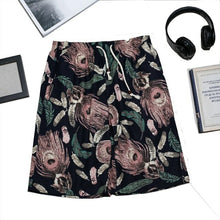 Load image into Gallery viewer, Men's Swimwear Swimming Trunks Summer Beach Shorts Cotton Linen Print