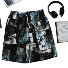 Load image into Gallery viewer, Men's Swimwear Swimming Trunks Summer Beach Shorts Cotton Linen Print