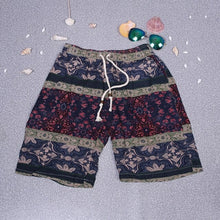 Load image into Gallery viewer, Men's Swimwear Swimming Trunks Summer Beach Shorts Cotton Linen Print