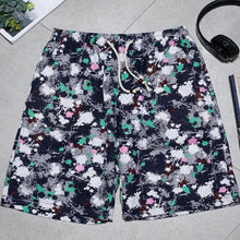 Load image into Gallery viewer, Men's Swimwear Swimming Trunks Summer Beach Shorts Cotton Linen Print