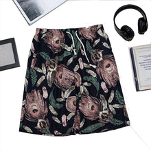 Load image into Gallery viewer, Men's Swimwear Swimming Trunks Summer Beach Shorts Cotton Linen Print