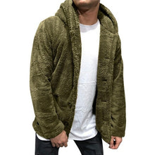 Load image into Gallery viewer, Mens Buttons Coat Warm Faux Fur Winter Casual Loose Double Sided Plush