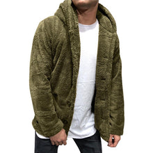 Load image into Gallery viewer, Mens Buttons Coat Warm Faux Fur Winter Casual Loose Double Sided Plush