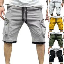 Load image into Gallery viewer, Mens Drawstring Casual Pockets Sweat Pants Summer Sports Beach Gym - Sophornlilly