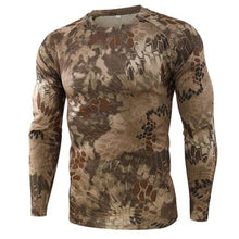 Load image into Gallery viewer, Mens Outdoor Quick Drying Breathable Hunting Camping Shirts Army