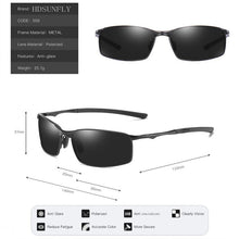 Load image into Gallery viewer, Polarized Sunglasses Metal Frame