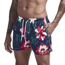 Load image into Gallery viewer, Mens Swimming Shorts Flower Swimwear For Men Swim Trunks Bathing