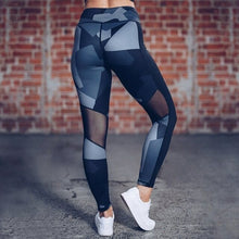 Load image into Gallery viewer, Mesh Patchwork Fashion Tights Female Leggins Hips Leggings High Waist