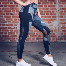 Load image into Gallery viewer, Mesh Patchwork Fashion Tights Female Leggins Hips Leggings High Waist