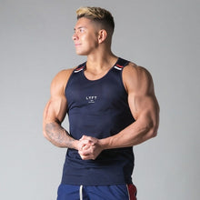 Load image into Gallery viewer, Mesh Quick Dry Tank Tops Men Gym Fitness Bodybuilding Sports