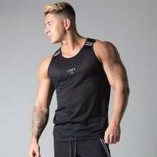 Load image into Gallery viewer, Mesh Quick Dry Tank Tops Men Gym Fitness Bodybuilding Sports