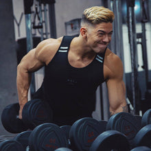Load image into Gallery viewer, Mesh Quick Dry Tank Tops Men Gym Fitness Bodybuilding Sports