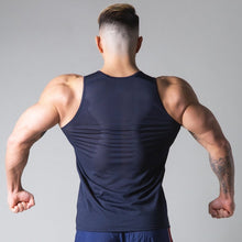 Load image into Gallery viewer, Mesh Quick Dry Tank Tops Men Gym Fitness Bodybuilding Sports