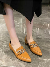 Load image into Gallery viewer, Metal Chain Summer Shoes Ladies Casual