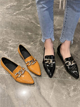 Load image into Gallery viewer, Metal Chain Summer Shoes Ladies Casual