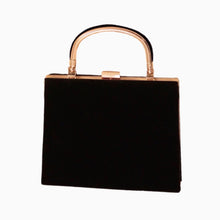 Load image into Gallery viewer, Metal Clasp Women Handbags Unique Design Female Velvet Shoulder Bags