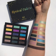 Load image into Gallery viewer, 15 colors shimmer eyeshadow palette waterproof gold purple blue