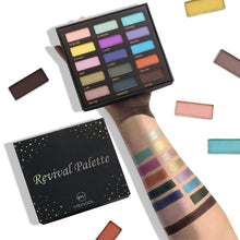 Load image into Gallery viewer, 15 colors shimmer eyeshadow palette waterproof gold purple blue