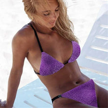 Load image into Gallery viewer, Micro Bikini Push Up Swimsuit Female Swimwear Women Summer Printing - Sophornlilly