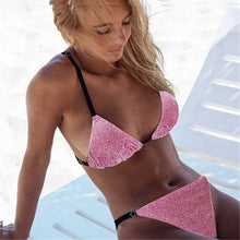 Load image into Gallery viewer, Micro Bikini Push Up Swimsuit Female Swimwear Women Summer Printing - Sophornlilly