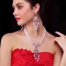 Load image into Gallery viewer, Micro inlay zircon clasp accessory 45 48cm 3 4mm white freshwater