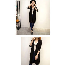 Load image into Gallery viewer, Mid-length Cardigan Sweater Long Sleeve