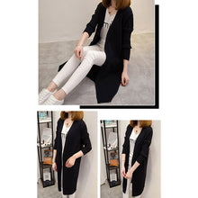 Load image into Gallery viewer, Mid-length Cardigan Sweater Long Sleeve