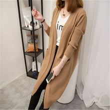 Load image into Gallery viewer, Mid-length Cardigan Sweater Long-sleeved