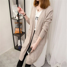 Load image into Gallery viewer, Mid-length Cardigan Sweater Long-sleeved