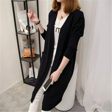 Load image into Gallery viewer, Mid-length Cardigan Sweater Long-sleeved