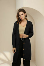 Load image into Gallery viewer, Mid length Women Knitted Sweater Twist Casual Long Sleeve Top Loose