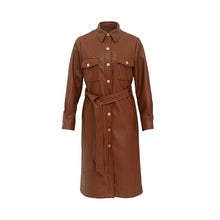 Load image into Gallery viewer, Mid long Windbreaker Jacket Women Pop New Autumn and Winter Retro