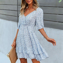 Load image into Gallery viewer, Ruffles Sexy Hollow Out Beach Boho Dresses Women Plus Size - Sophornlilly
