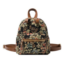 Load image into Gallery viewer, Mini National Embroidery Women Backpack Retro Canvas Backpacks