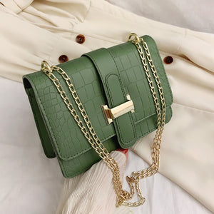 Mini Square Flip Bag Quality PU Leather