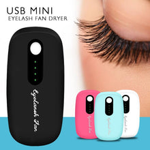 Load image into Gallery viewer, Mini USB Eyelash Fan Dryer Lashes Accessories Portable Fan Air Blower