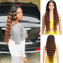 Load image into Gallery viewer, Miracle Lolita Deep Wave Synthetic Lace Wigs Cosplay T Part Lace Wig