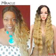 Load image into Gallery viewer, Miracle Lolita Deep Wave Synthetic Lace Wigs Cosplay T Part Lace Wig