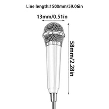 Load image into Gallery viewer, Mobile K Song Microphone With Headphones Singing Bar Mini Microphone
