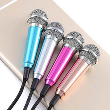 Load image into Gallery viewer, Mobile K Song Microphone With Headphones Singing Bar Mini Microphone