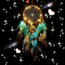 Load image into Gallery viewer, Modern Style Handmade Weave Dreams Catcher PendantColorful Stones Tree