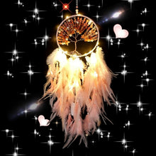 Load image into Gallery viewer, Modern Style Handmade Weave Dreams Catcher PendantColorful Stones Tree