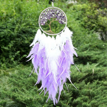 Load image into Gallery viewer, Modern Style Handmade Weave Dreams Catcher PendantColorful Stones Tree