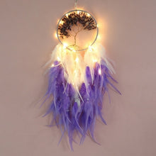Load image into Gallery viewer, Modern Style Handmade Weave Dreams Catcher PendantColorful Stones Tree