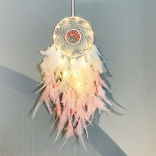Load image into Gallery viewer, Modern Style Handmade Weave Dreams Catcher PendantColorful Stones Tree