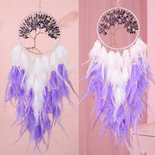 Load image into Gallery viewer, Modern Style Handmade Weave Dreams Catcher PendantColorful Stones Tree