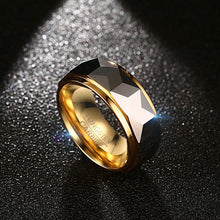 Load image into Gallery viewer, Modyle 100% Tungsten Men Ring Wedding Male Jewelry Gold Color 8mm