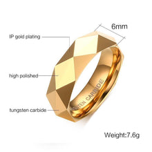 Load image into Gallery viewer, Modyle 3 Colors Men Rhombic Tungsten Carbide Promise Wedding Bands - Sophornlilly